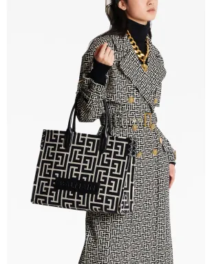 Balmain モノグラムジャカード ショッパーバッグ - サムネイル3
