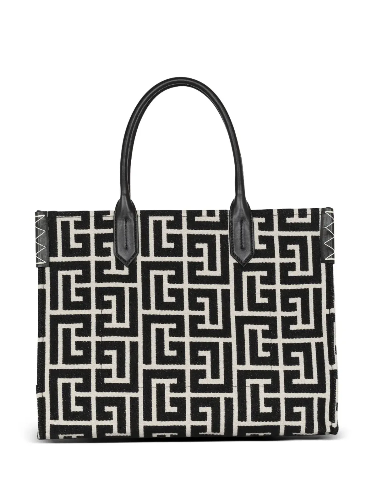 Balmain モノグラムジャカード ショッパーバッグ - 画像4