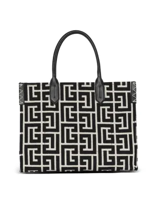 Balmain モノグラムジャカード ショッパーバッグ - サムネイル4