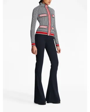 Balmain モノグラムジャカード ジップアップ カーディガン - サムネイル3