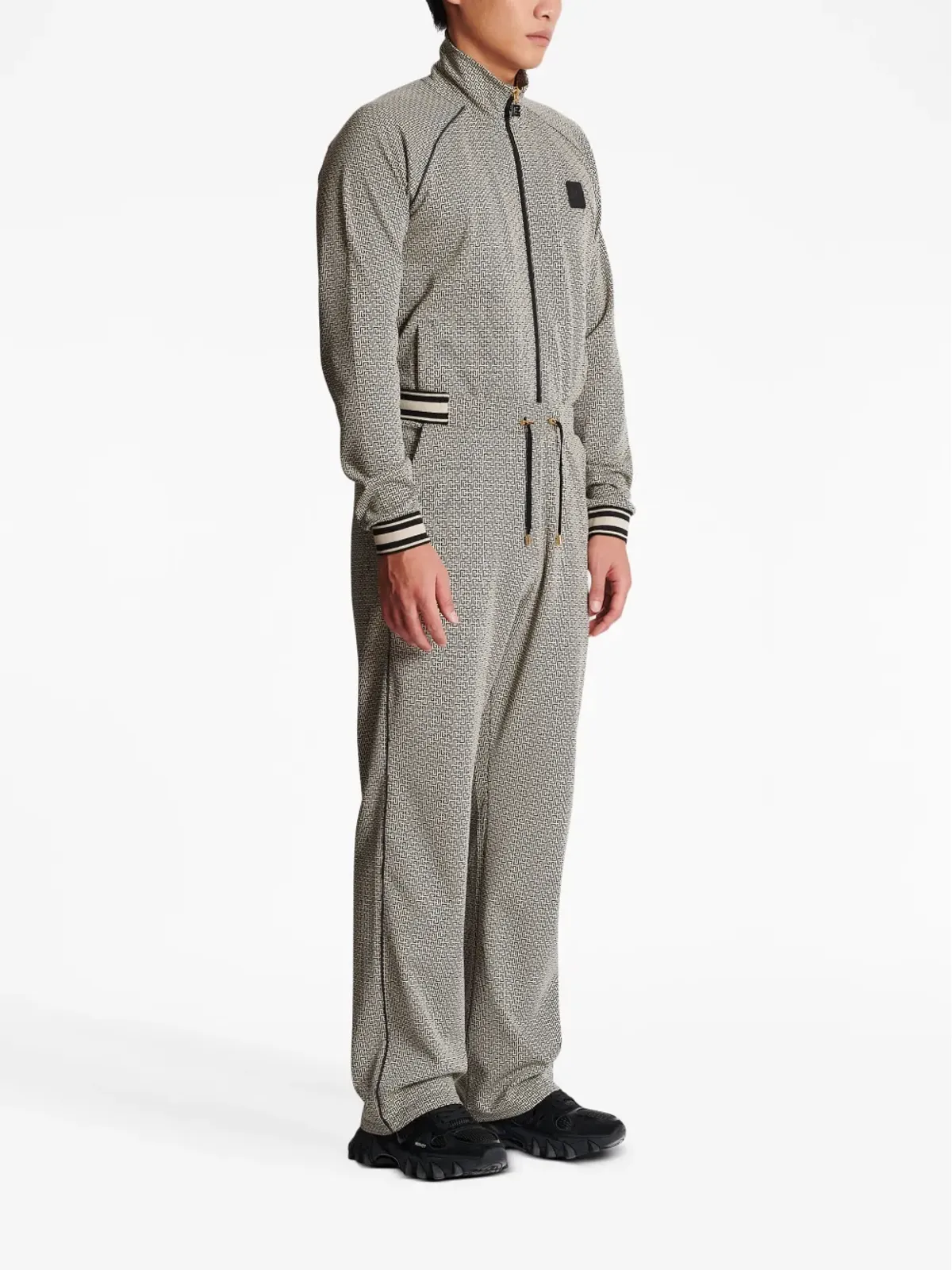 Balmain ミニモノグラムジャカード トラックパンツ - 画像3