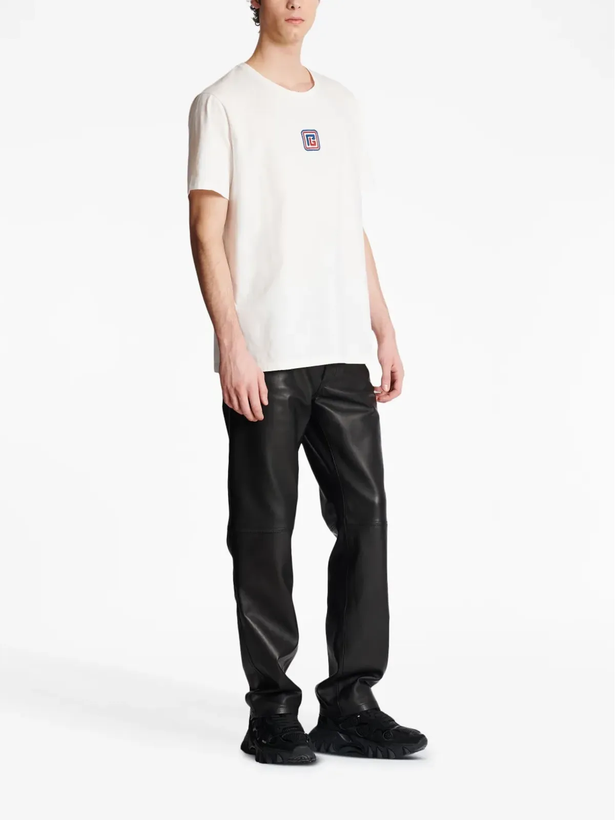 Balmain PB クルーネック Tシャツ - 画像3