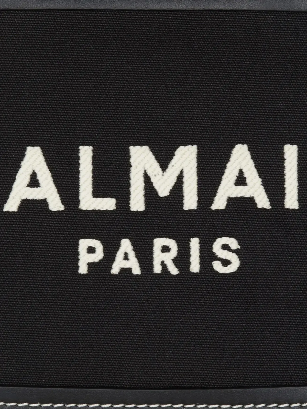 Balmain B-Army ロゴ刺繍 トートバッグ - 画像5