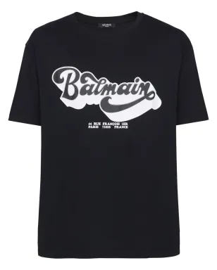 Balmain バルマン 70sロゴプリントTシャツ - サムネイル1