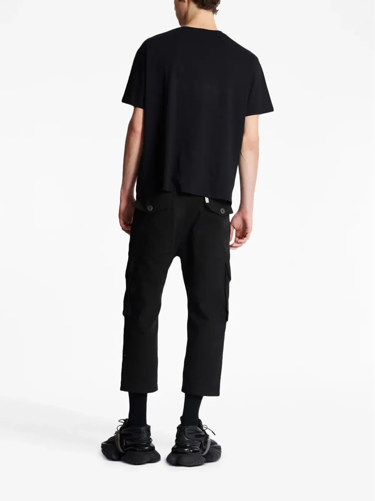 Balmain バルマン 70sロゴプリントTシャツ - 画像4