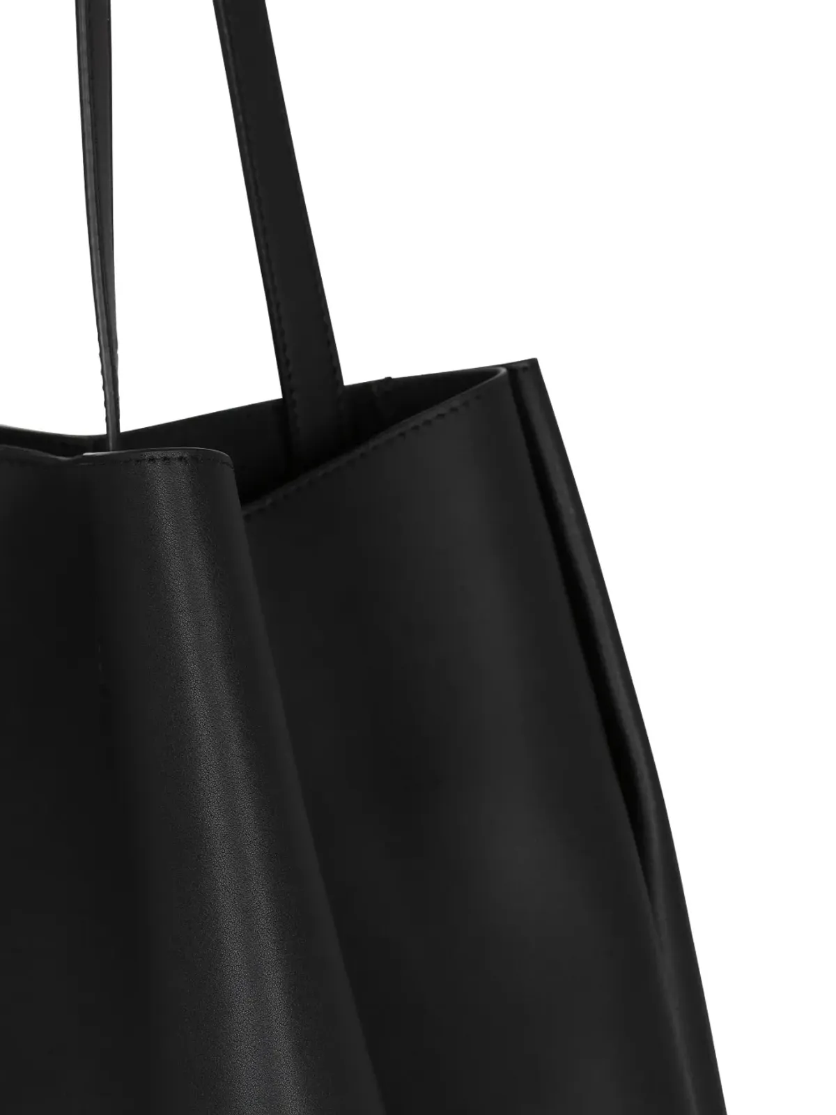 Balmain エンブレム レザー トートバッグ - 画像5