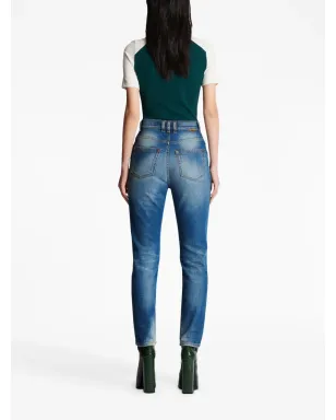 Balmain ロゴプレート付きスリムカットジーンズ - ブルー - サムネイル4