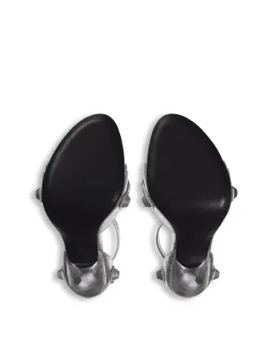 Balenciaga カゴール メタリック仕上げ サンダル - サムネイル5