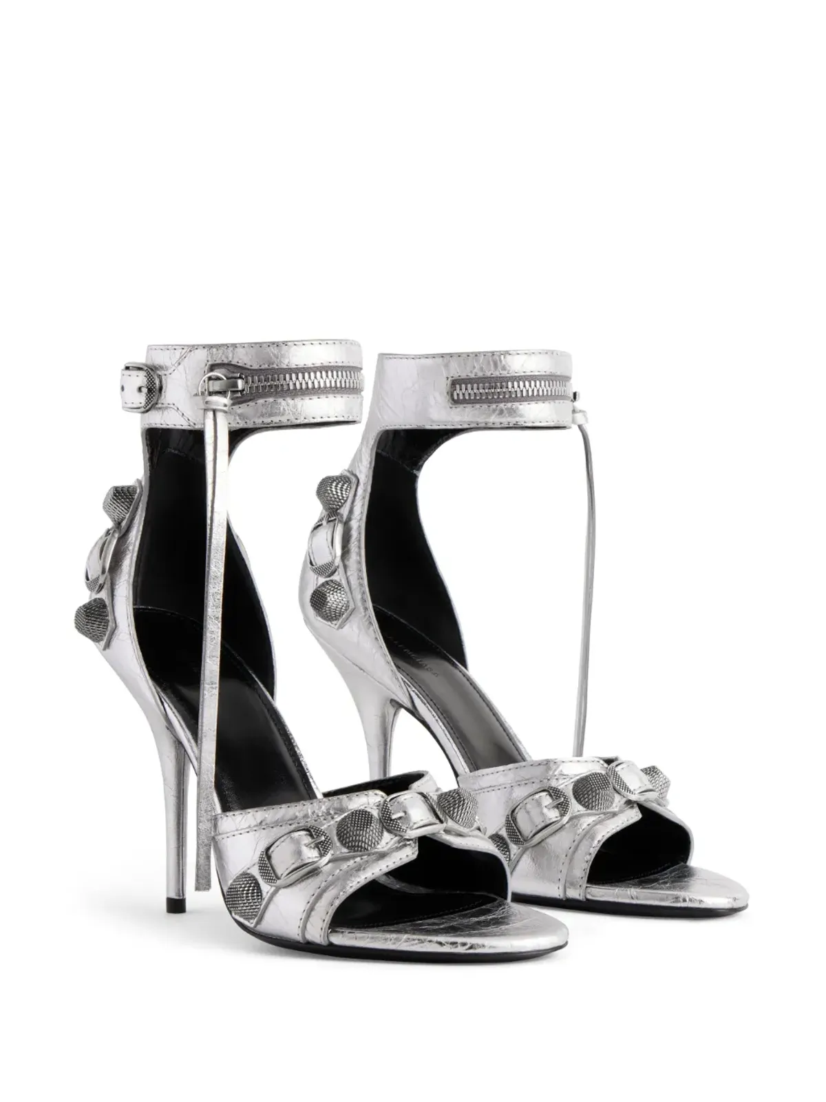 Balenciaga カゴール メタリック仕上げ サンダル - 画像2