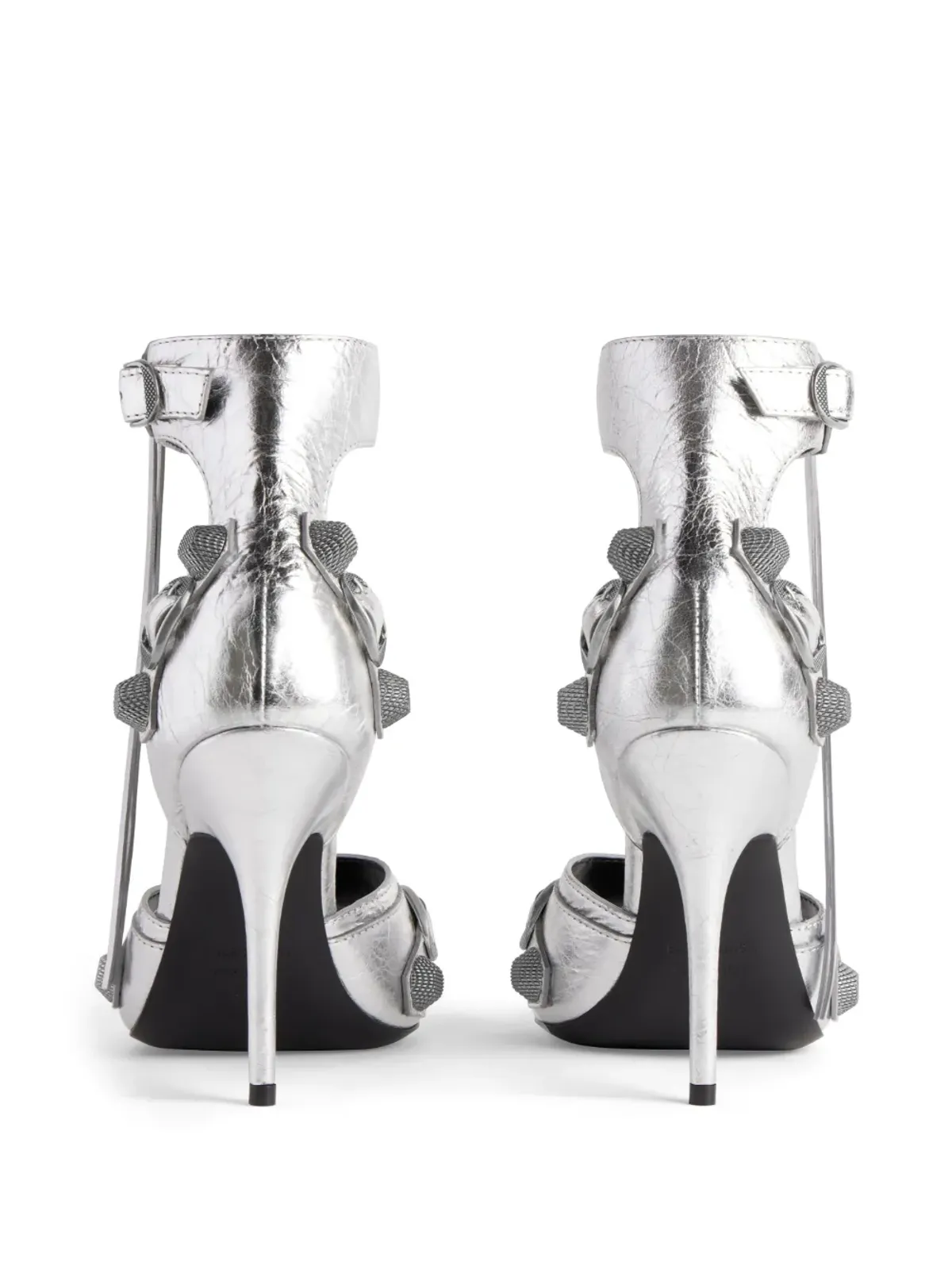 Balenciaga カゴール メタリック仕上げ サンダル - 画像3