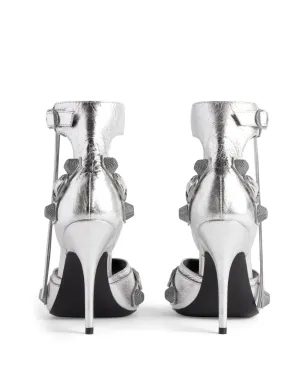 Balenciaga カゴール メタリック仕上げ サンダル - サムネイル3