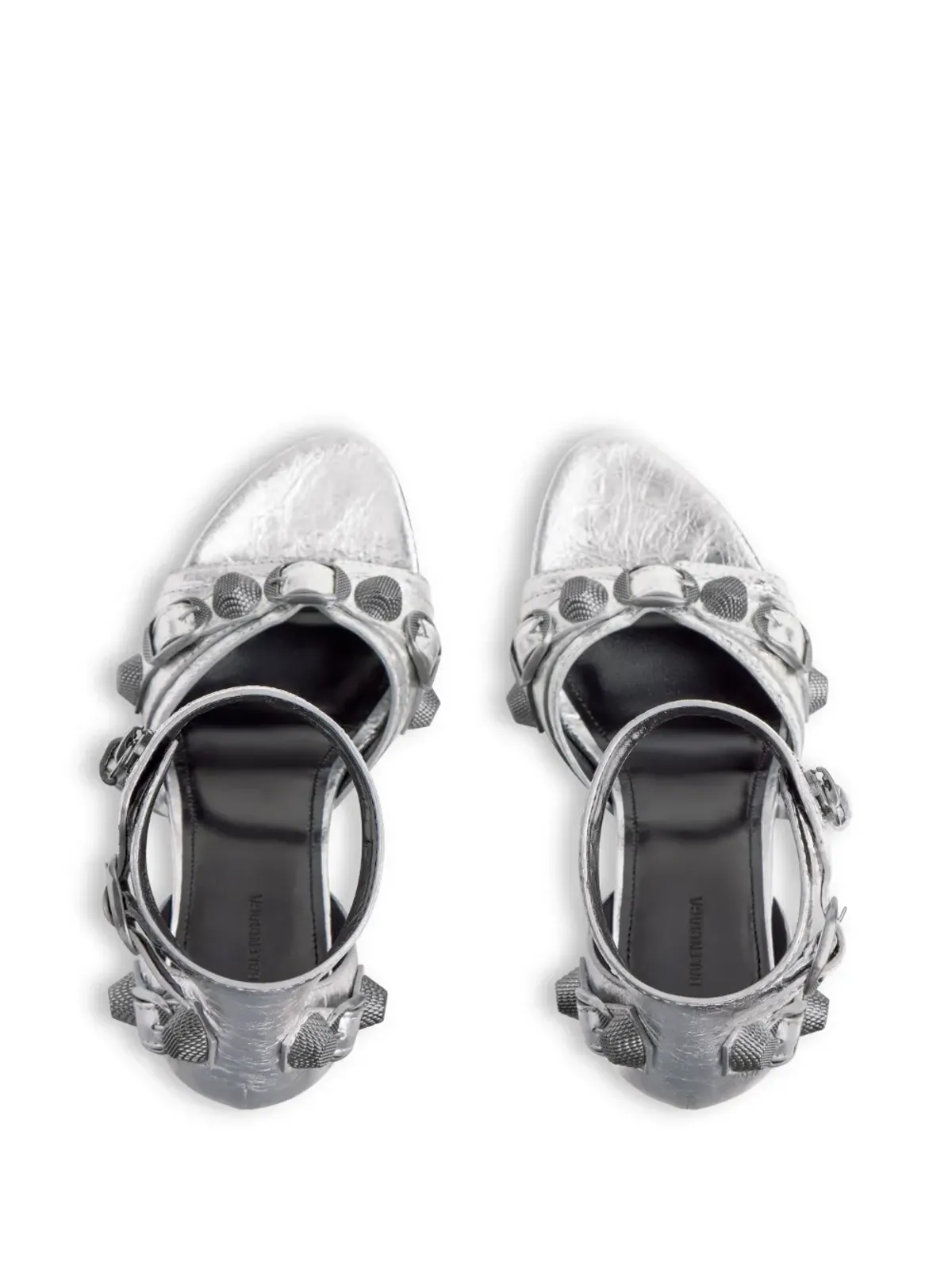 Balenciaga カゴール メタリック仕上げ サンダル - 画像4