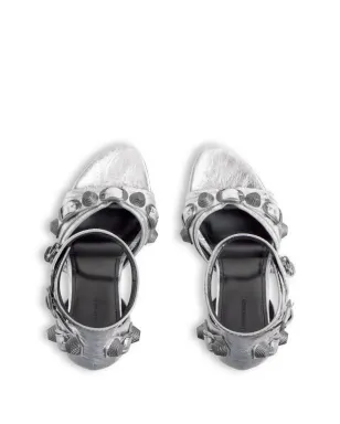 Balenciaga カゴール メタリック仕上げ サンダル - サムネイル4
