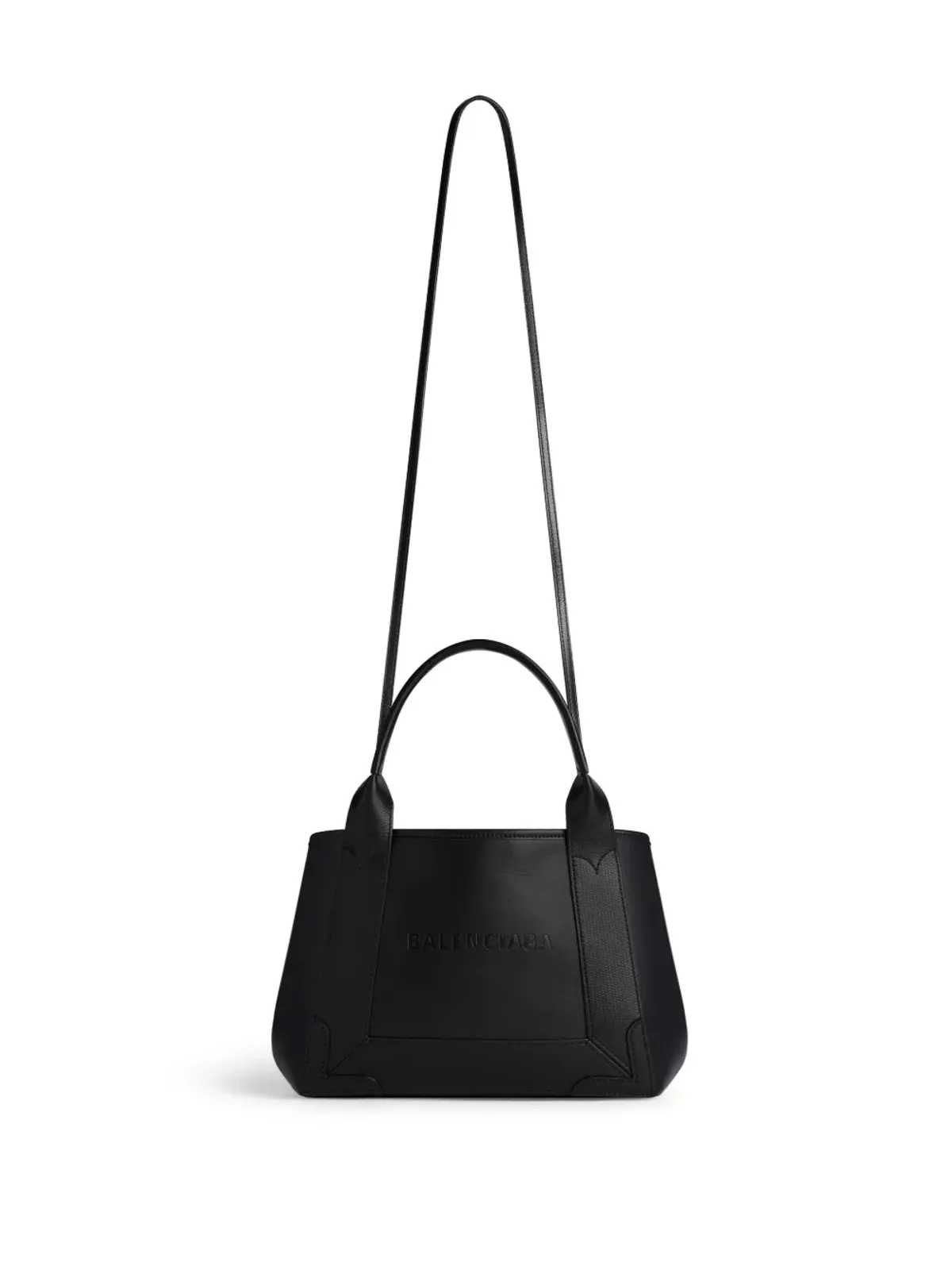 Balenciaga エンボスロゴ レザー トートバッグ - 画像4