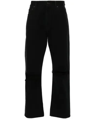 Balenciaga ダメージ加工デニムジーンズ - ブラック - サムネイル1