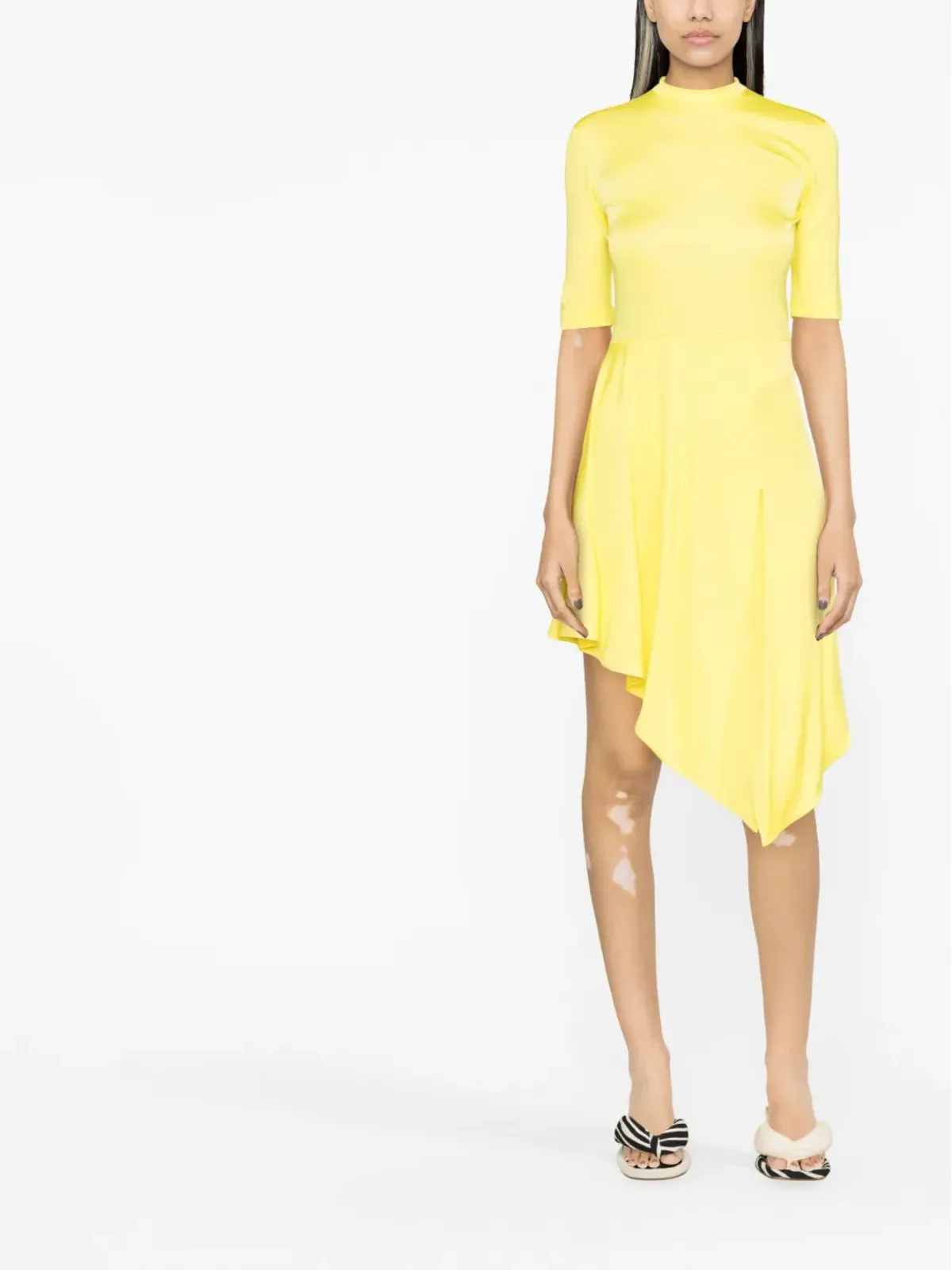 Stella McCartney 半袖アシンメトリーヘムドレス - 画像3