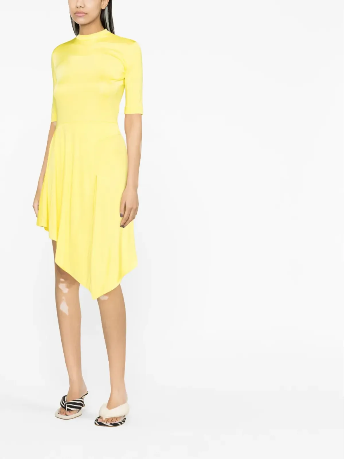 Stella McCartney 半袖アシンメトリーヘムドレス - 画像4