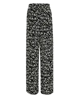 Balenciaga ロゴプリント パジャマパンツ - サムネイル2