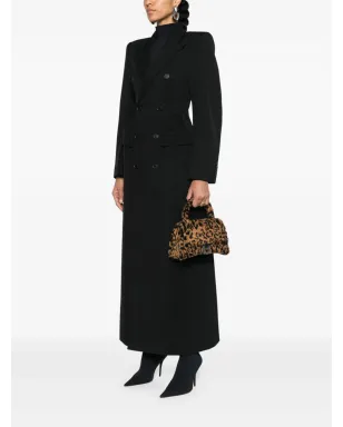 Balenciaga Hourglass ファー風レオパード柄ミニバッグ - サムネイル2