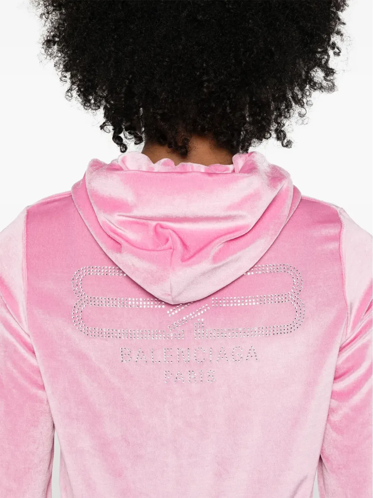 Balenciaga BB Paris ジップアップフーディー - ピンク - 画像5