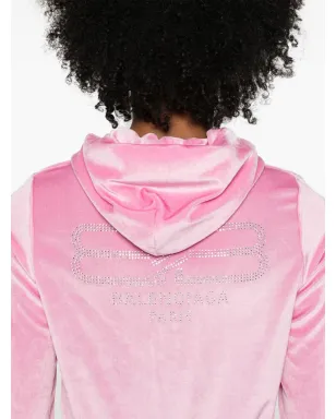 Balenciaga BB Paris ジップアップフーディー - ピンク - サムネイル5