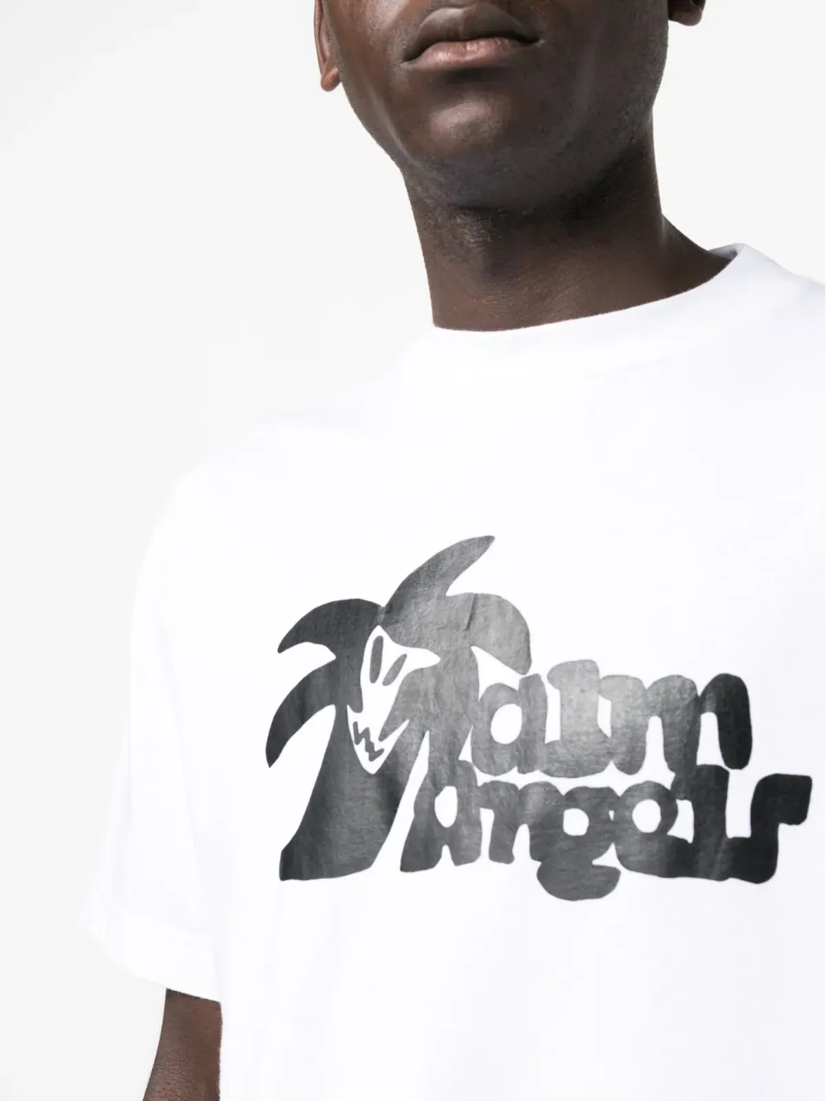 Palm Angels ハンター ロゴプリント コットン Tシャツ - 画像5