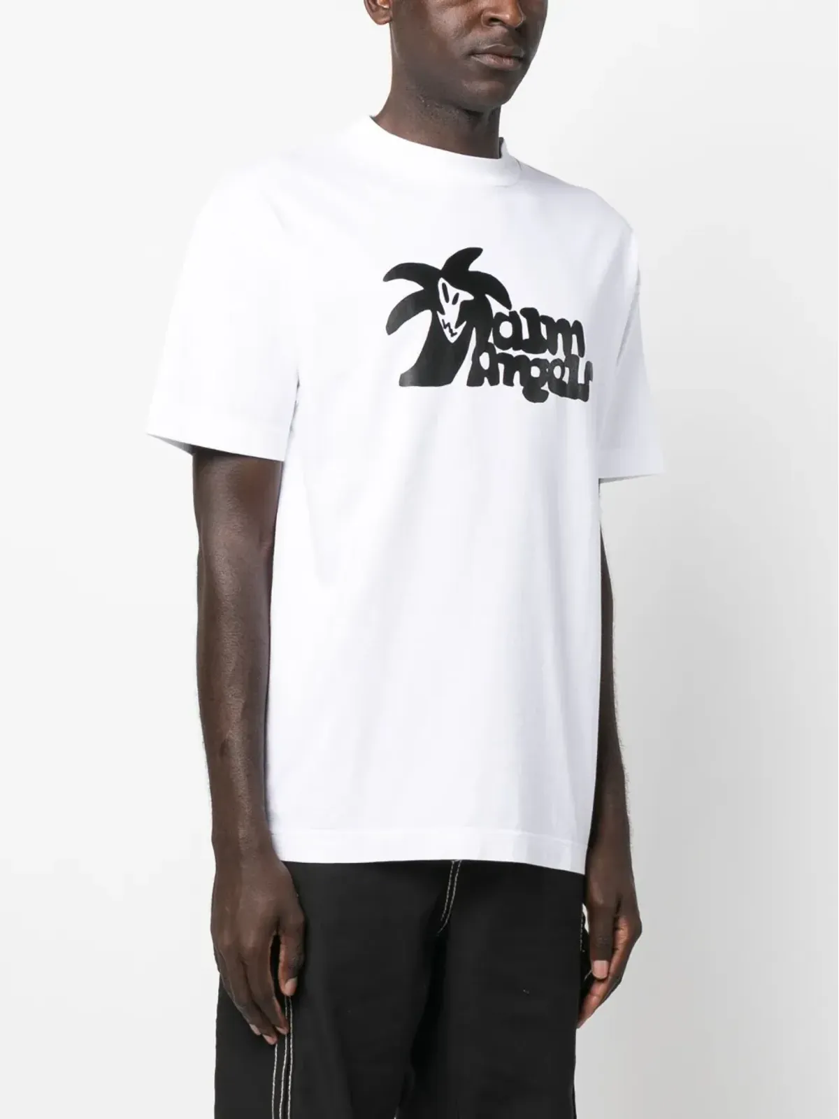 Palm Angels ハンター ロゴプリント コットン Tシャツ - 画像3