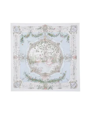 Atelier Choux graphic-print organic-cotton blanket - White - サムネイル1