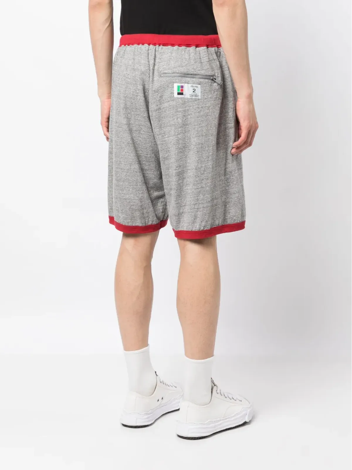 Undercover ウエストゴム入り コットン トラックショーツ - 画像4