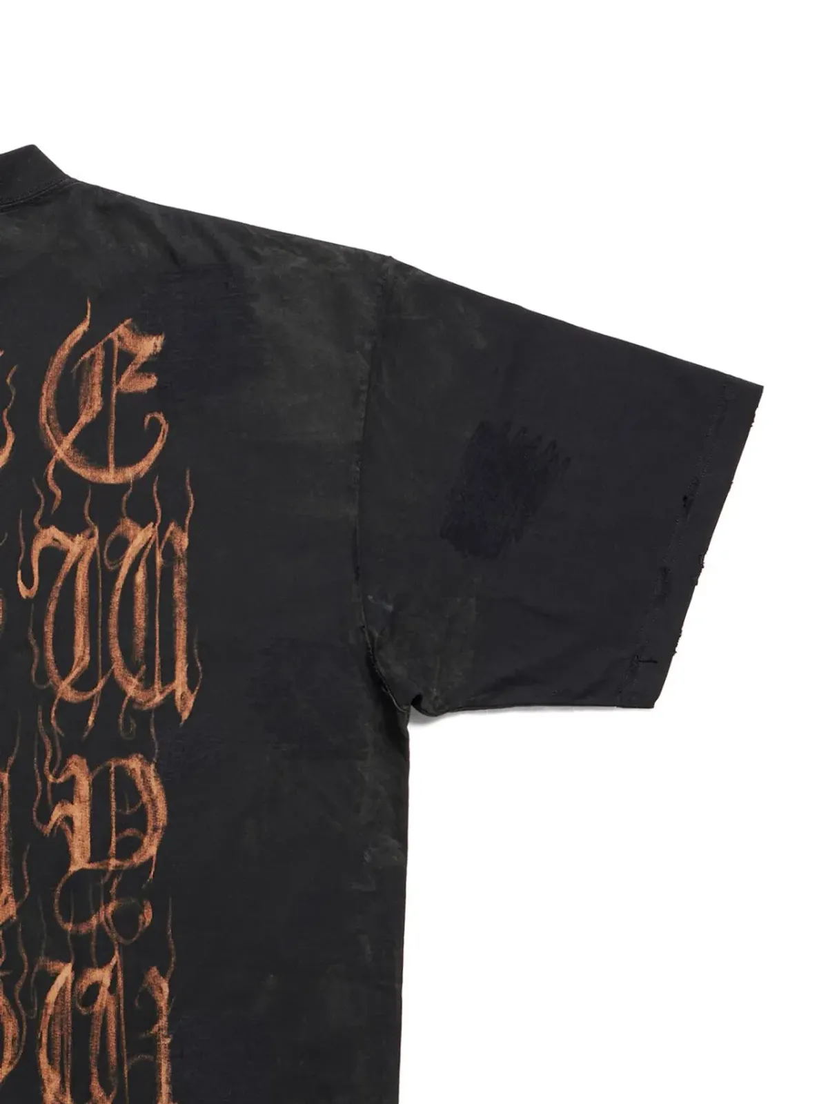 Balenciaga ヘビーメタル コットン Tシャツ ブラック - 画像3