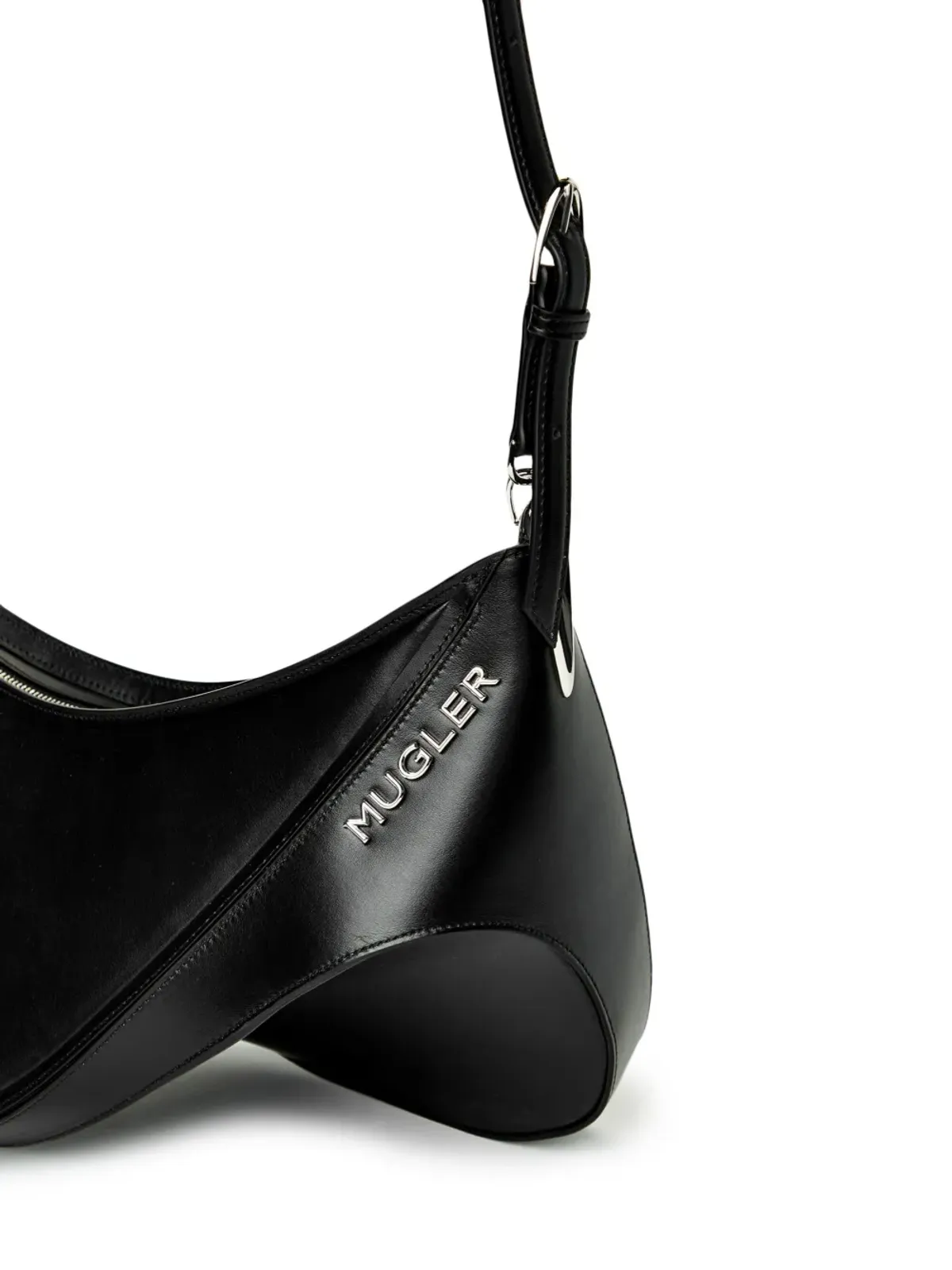 Mugler Smooth Spiral tote bag - Black - 画像3