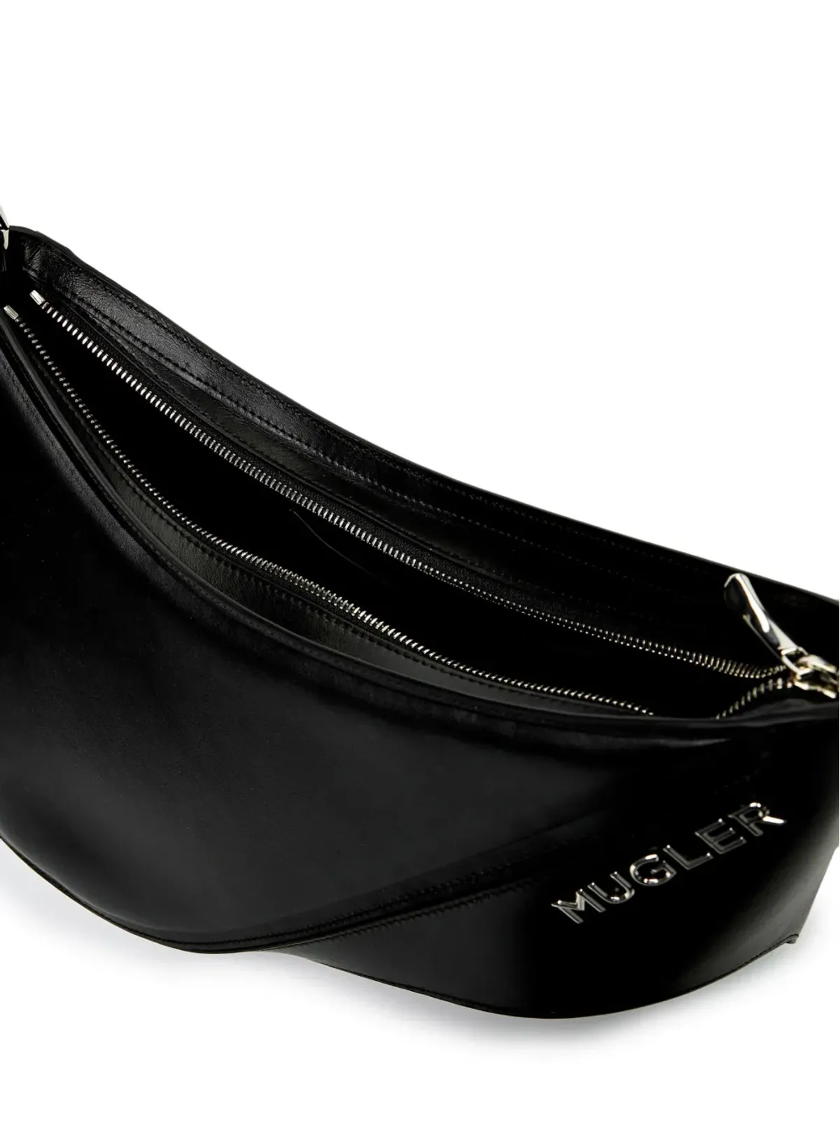 Mugler Smooth Spiral tote bag - Black - 画像4