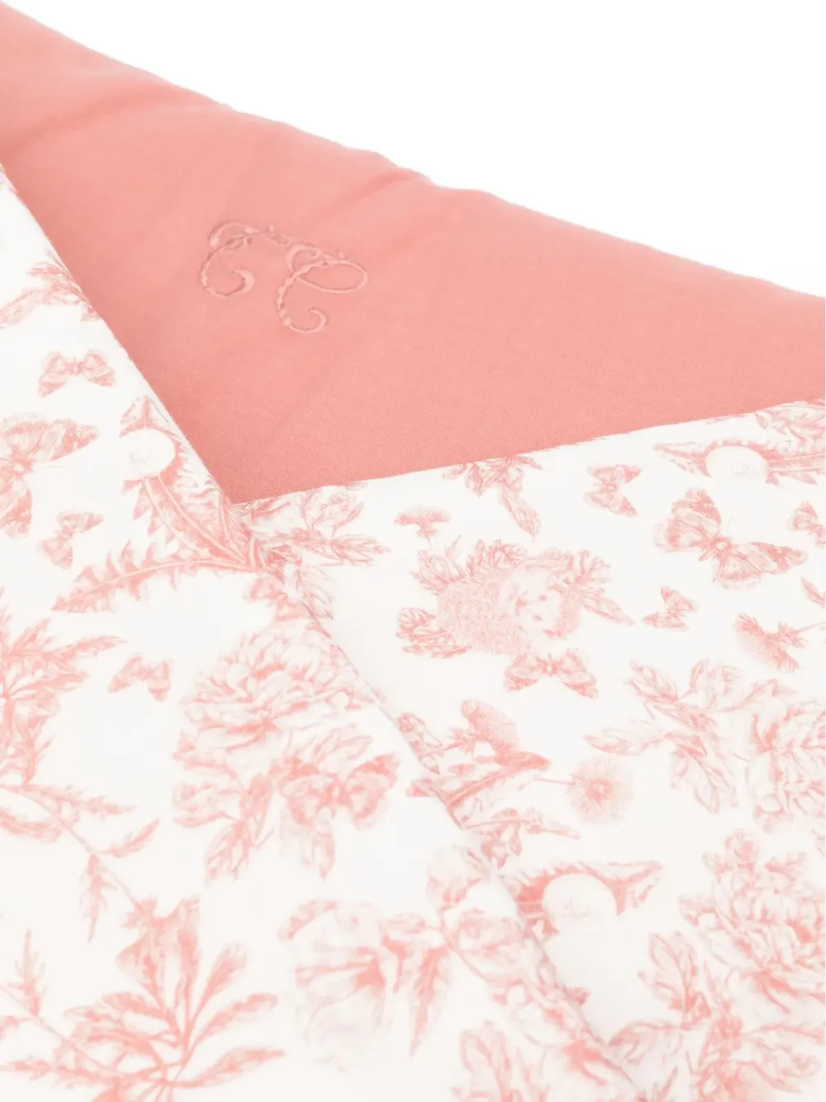 Tartine Et Chocolat Toile de Jouy 調整式ベッドバンパー - Pink - 画像2