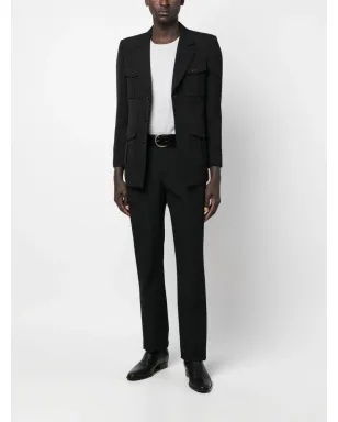 Saint Laurent クルーネック半袖スウェットシャツ - サムネイル2
