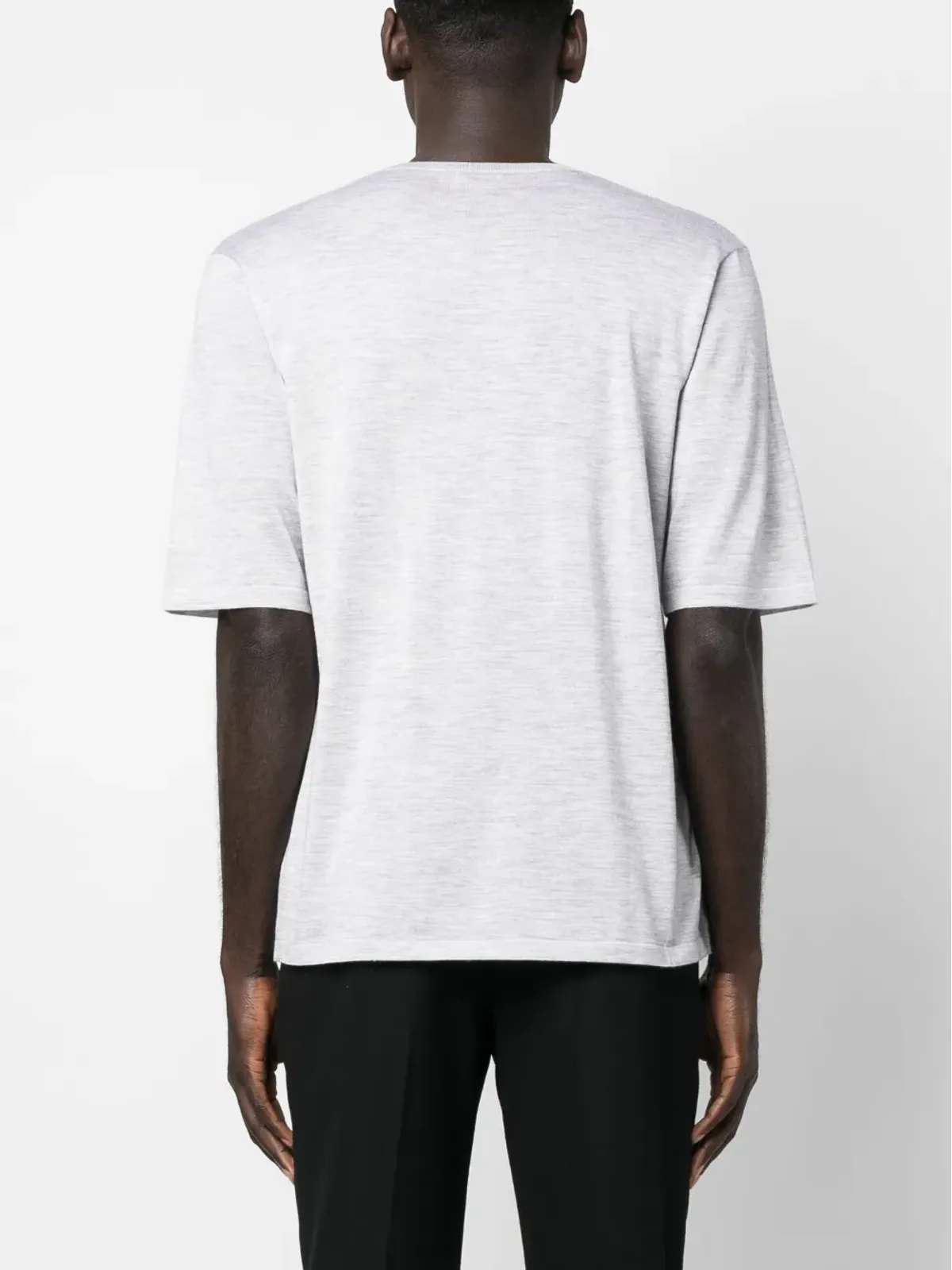 Saint Laurent クルーネック半袖スウェットシャツ - 画像4