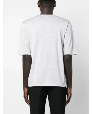 Saint Laurent クルーネック半袖スウェットシャツ - サムネイル4