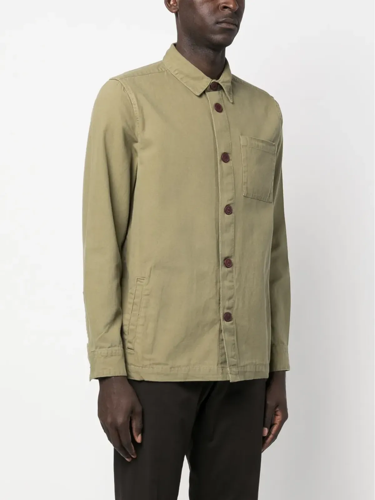 Barbour パッチポケットコットンシャツ - 画像3