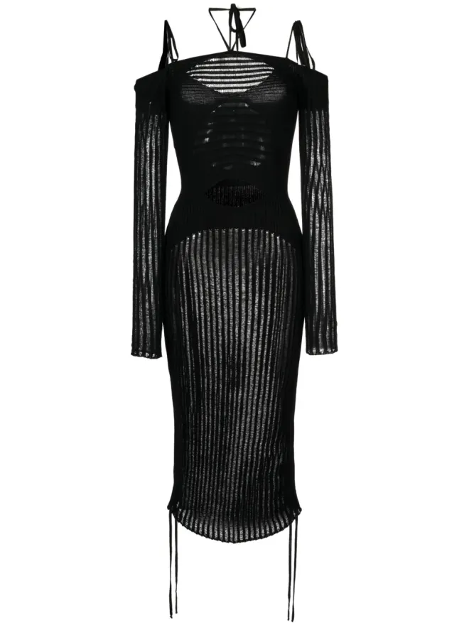 ANDREADĀMO ANDREĀDAMO セミシアー ミディドレスの商品画像