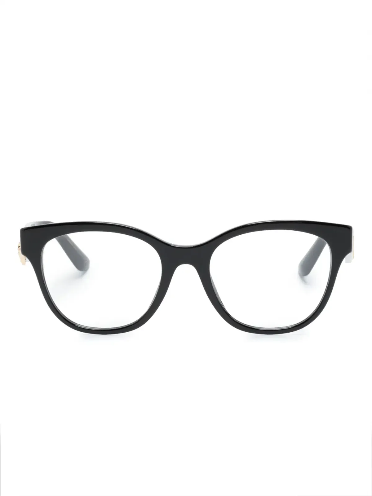 Dolce & Gabbana Eyewear DG3371 ロゴプレート メガネ（ブラック） - 画像1