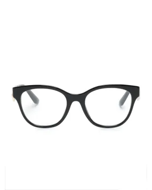 Dolce & Gabbana Eyewear DG3371 ロゴプレート メガネ（ブラック） - サムネイル1