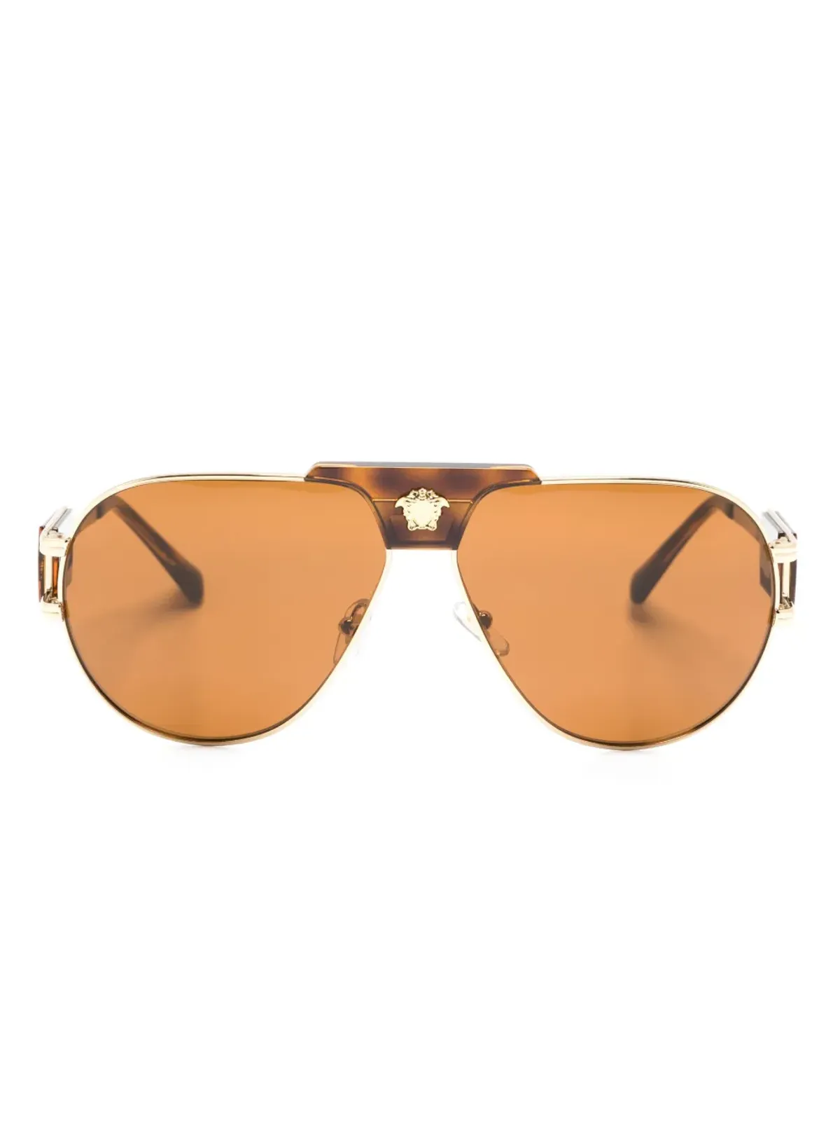 Versace Eyewear スペシャルプロジェクト パイロットフレーム サングラス - 画像1