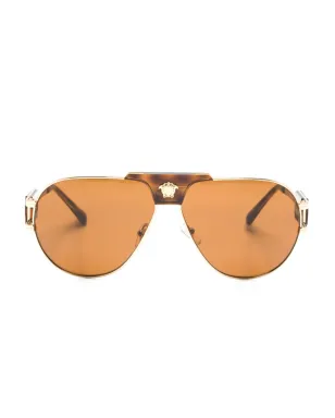 Versace Eyewear スペシャルプロジェクト パイロットフレーム サングラス - サムネイル1