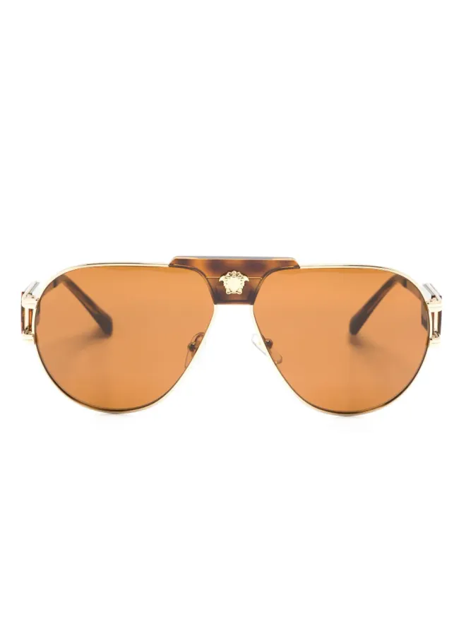 Versace Eyewear Versace Eyewear スペシャルプロジェクト パイロットフレーム サングラスの商品画像