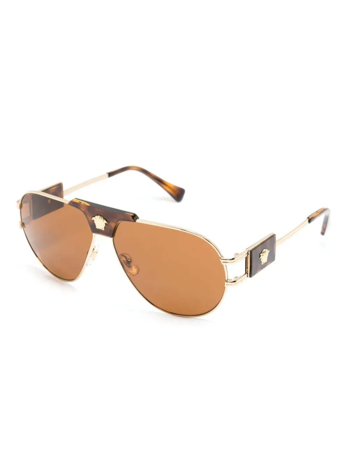 Versace Eyewear スペシャルプロジェクト パイロットフレーム サングラス - 画像2