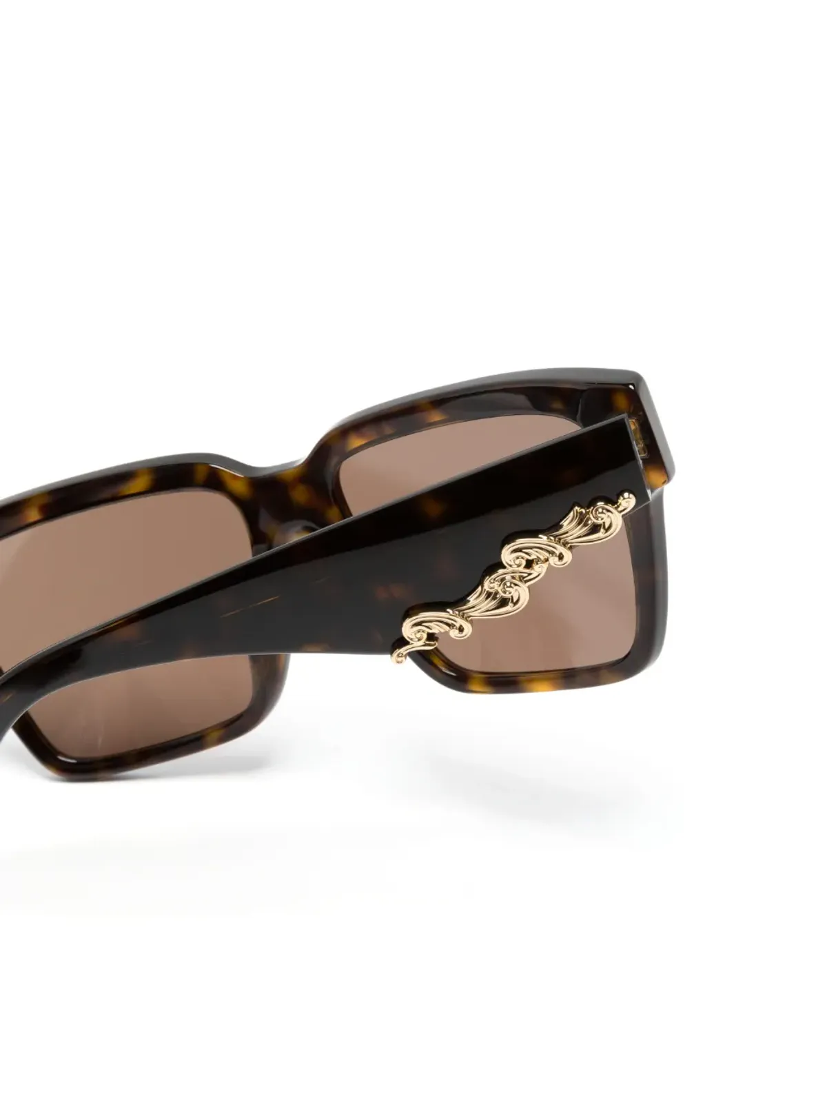 Dolce & Gabbana Eyewear サングラス（オーバーサイズフレーム） - ブラウン - 画像3