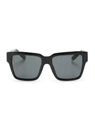 Dolce & Gabbana Eyewear rectangle-frame tinted sunglasses - Black - サムネイル1