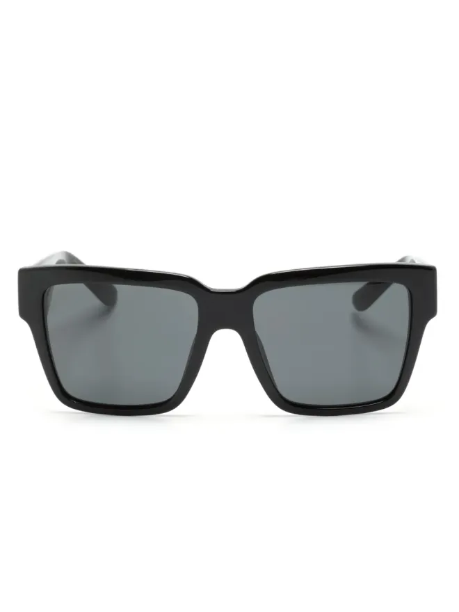 Dolce & Gabbana Eyewear Dolce & Gabbana Eyewear rectangle-frame tinted sunglasses - Blackの商品画像