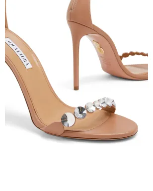 Aquazzura マキシ テキーラ レザーサンダル - サムネイル4
