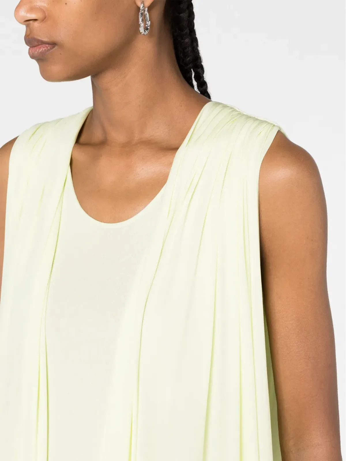 Jil Sander ドレープマキシドレス - 画像5