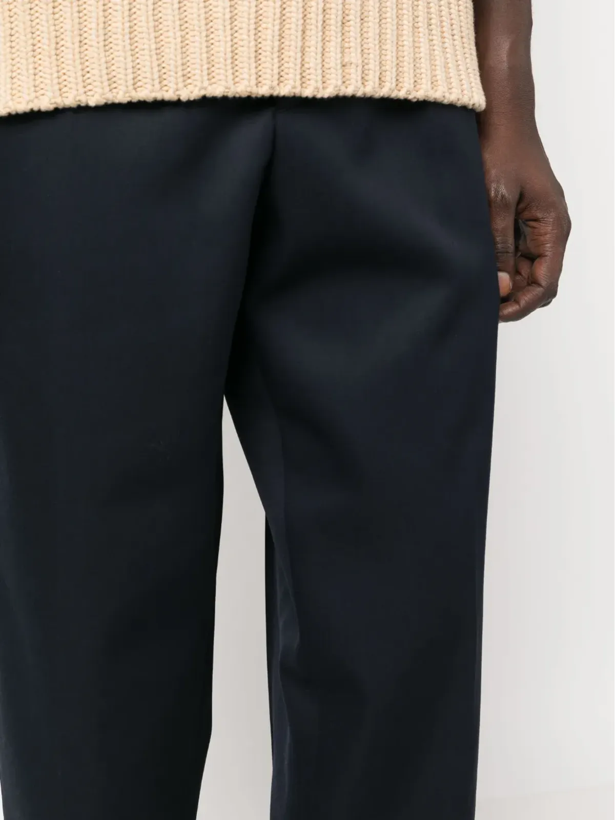 Jil Sander エラスティケーテッドウエストバンド テーパードパンツ - 画像5